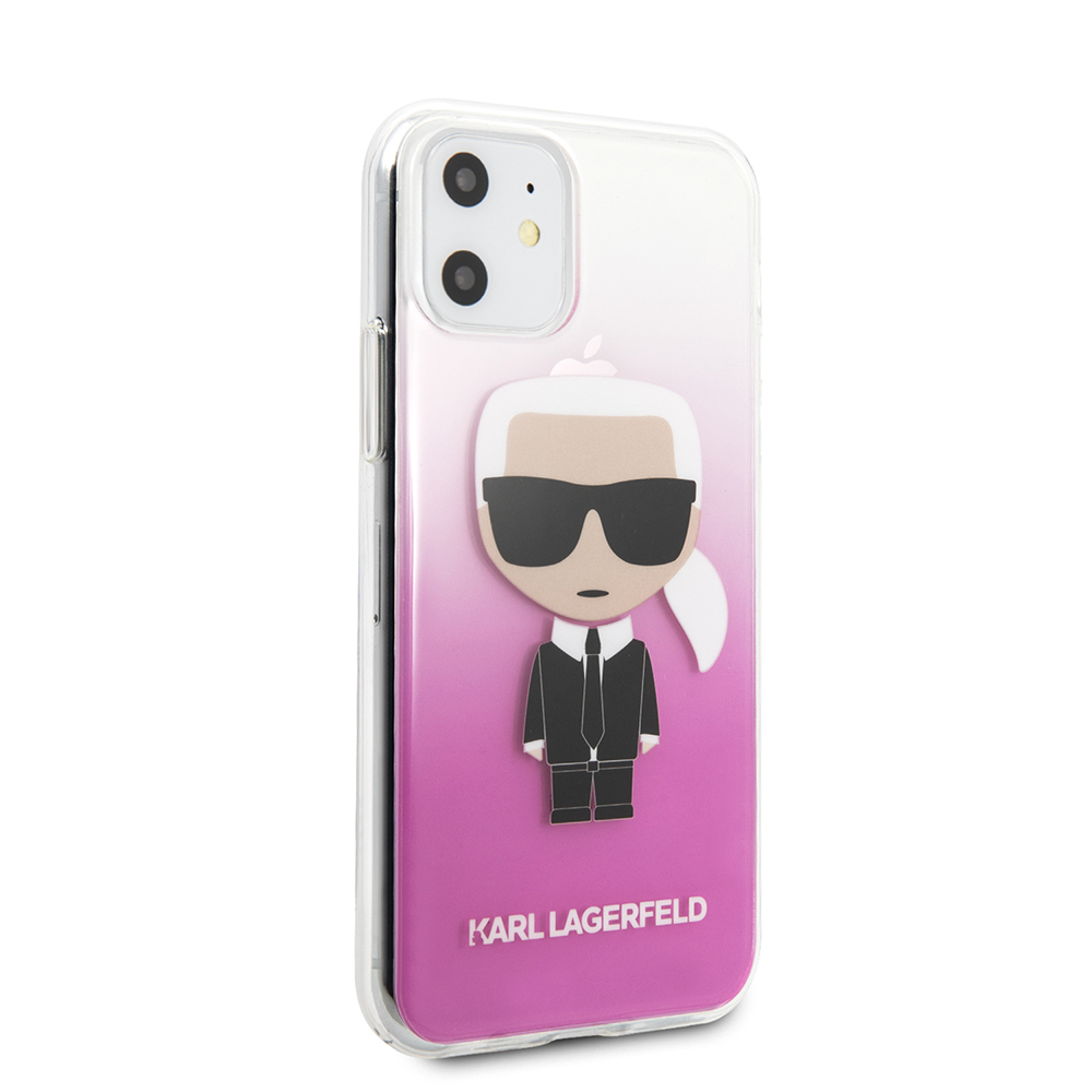 Apple%20iPhone%2011%20Kılıf%20Karl%20Lagerfeld%20Yarı%20Transparan%20Karl%20Dizayn%20Kapak