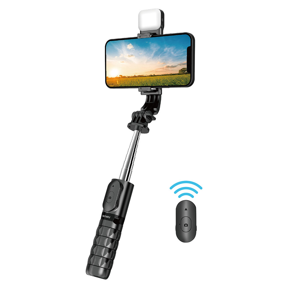 Wiwu%20Wi-SE002%20Çok%20Fonksiyonlu%20Işıklı%20Sabitleyici%20Canlı%20Yayın%20Tripod%20Selfie%20Çubuğu