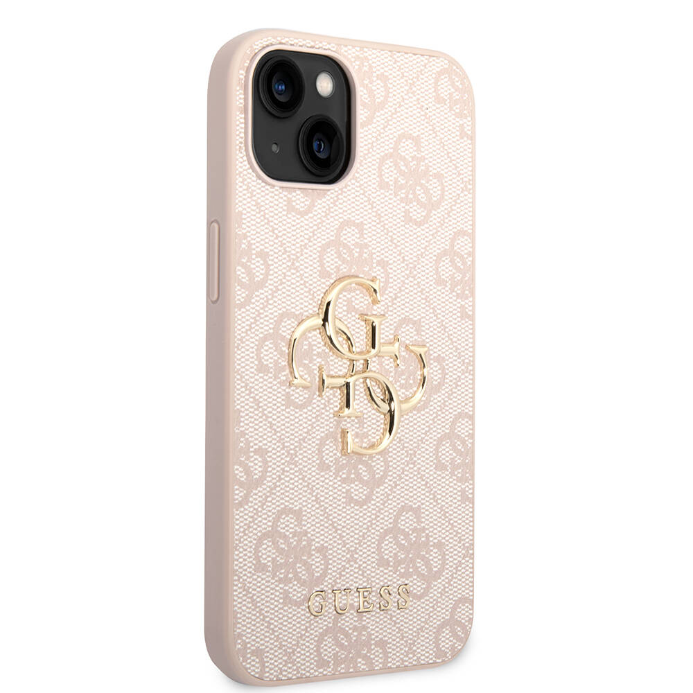 Apple%20iPhone%2015%20Kılıf%20Guess%20Orjinal%20Lisanslı%20PU%20Deri%20Yazı%20ve%204G%20Metal%20Logolu%20Desenli%20Kapak-Pembe