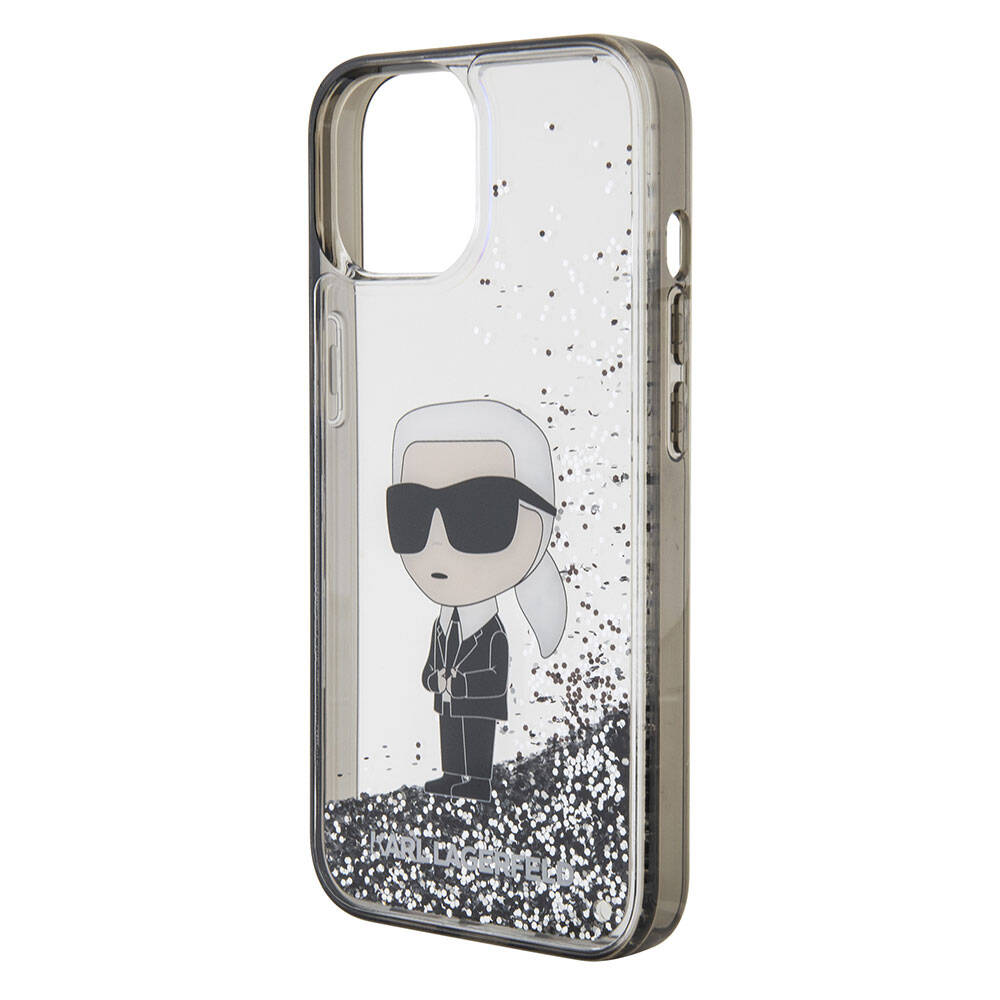 Apple%20iPhone%2015%20Kılıf%20Karl%20Lagerfeld%20İkonik%20Sıvılı%20Glitter%20Orjinal%20Lisanslı%20Kapak