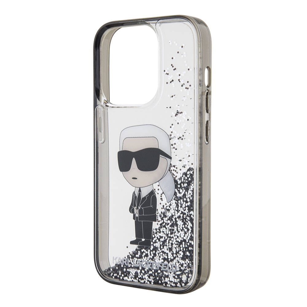 Apple%20iPhone%2015%20Pro%20Kılıf%20Karl%20Lagerfeld%20İkonik%20Sıvılı%20Glitter%20Orjinal%20Lisanslı%20Kapak