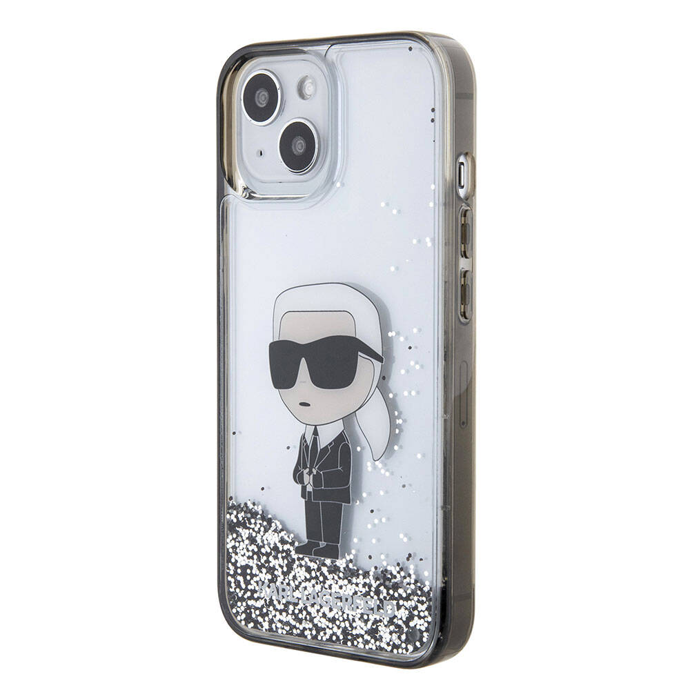 Apple%20iPhone%2015%20Plus%20Kılıf%20Karl%20Lagerfeld%20İkonik%20Sıvılı%20Glitter%20Orjinal%20Lisanslı%20Kapak