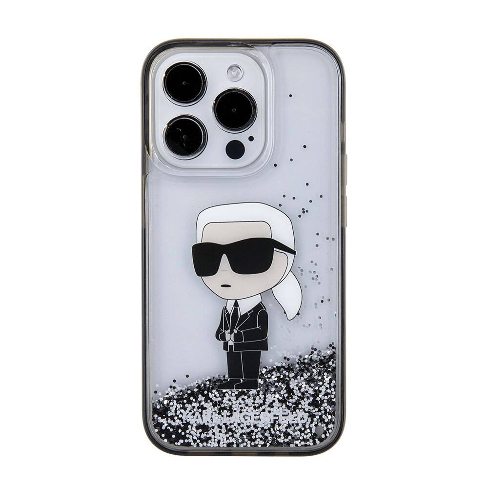 Apple%20iPhone%2015%20Pro%20Max%20Kılıf%20Karl%20Lagerfeld%20İkonik%20Sıvılı%20Glitter%20Orjinal%20Lisanslı%20Kapak