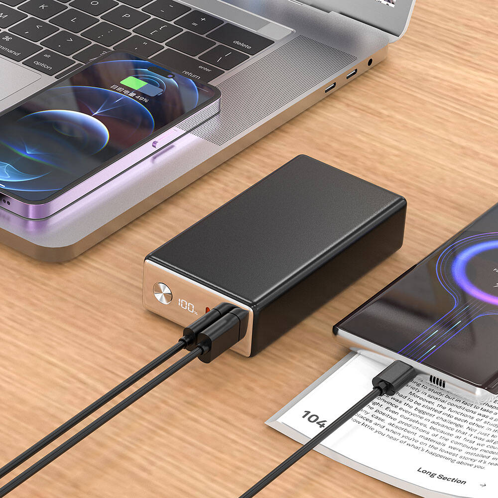 Wiwu%20Wi-P006%20Rock%20LED%20Ekranlı%20Taşınabilir%20Powerbank%20PD%2020W%2020000mAh