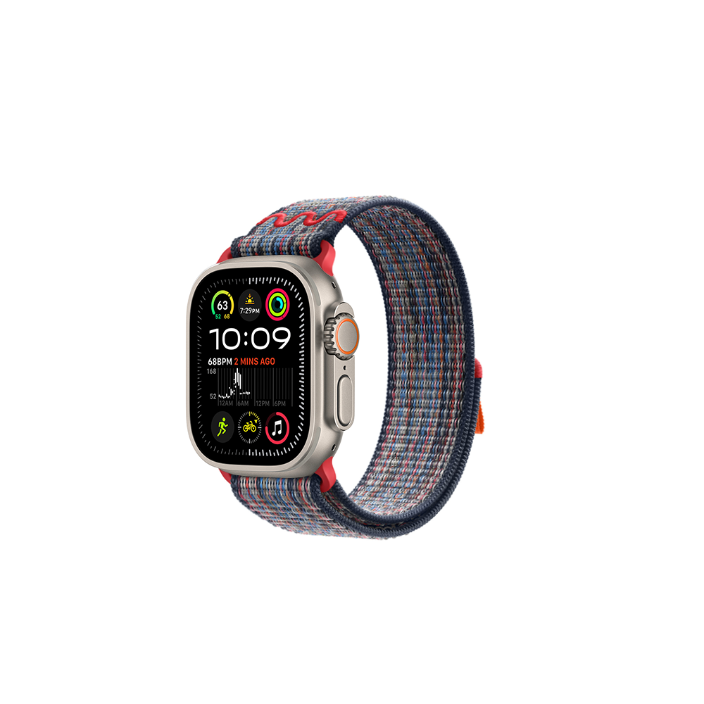 Apple%20Watch%20Ultra%2049mm%20KRD-91%20Hasır%20Kordon%20Strap%20Kayış-Mavi-kırmızı