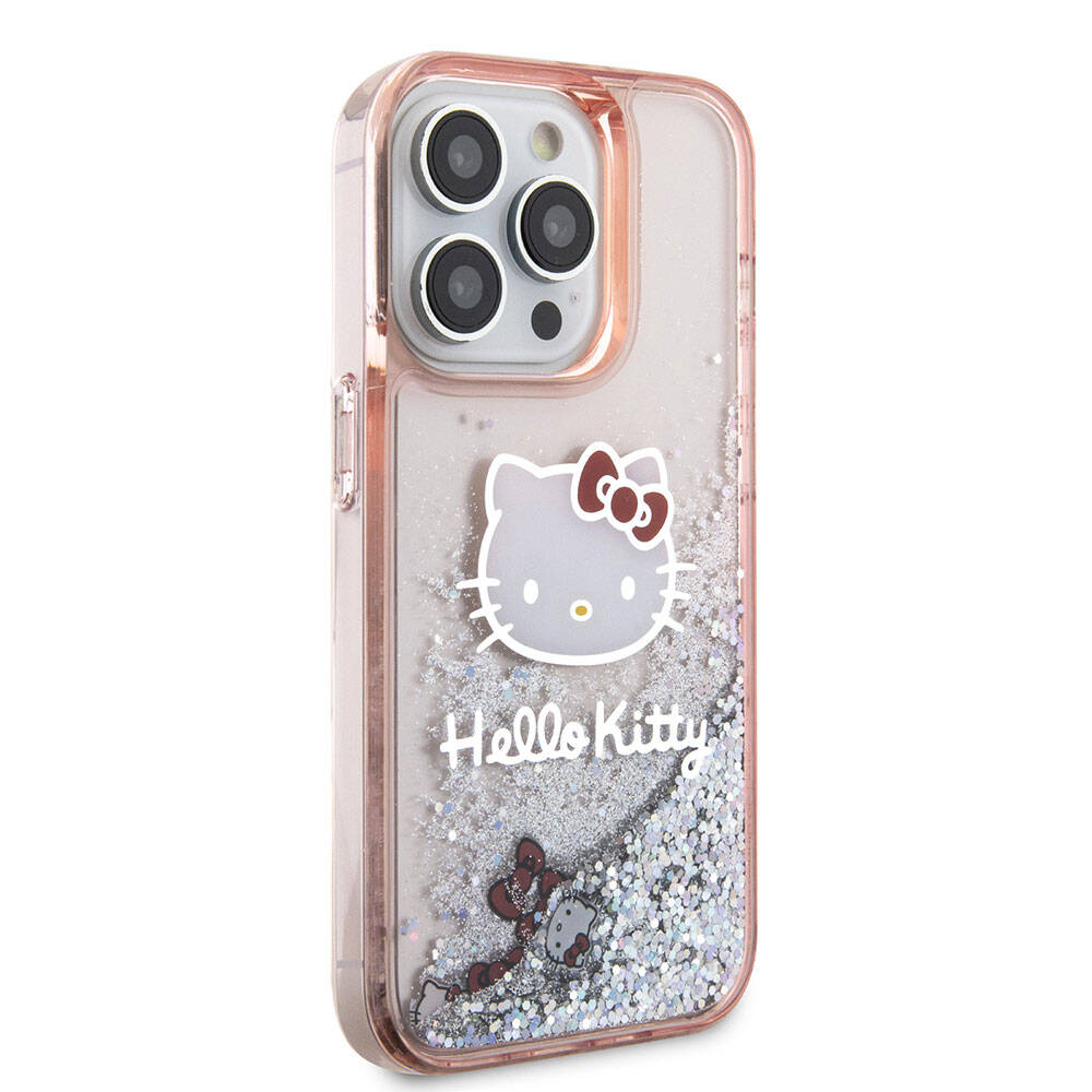 Apple%20iPhone%2015%20Pro%20Kılıf%20Hello%20Kitty%20Orjinal%20Lisanslı%20İkonik%20Sıvılı%20Glitter%20Kapak