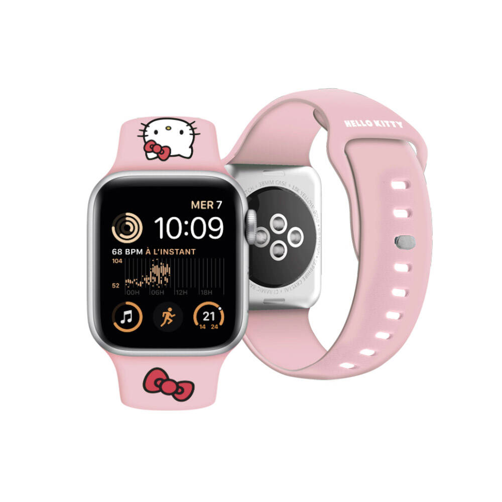 Apple%20Watch%2038mm%20Hello%20Kitty%20Orjinal%20Lisanslı%20Yazı%20Logolu%20Fiyonk%20&%20Kitty%20Head%20Silikon%20Kordon