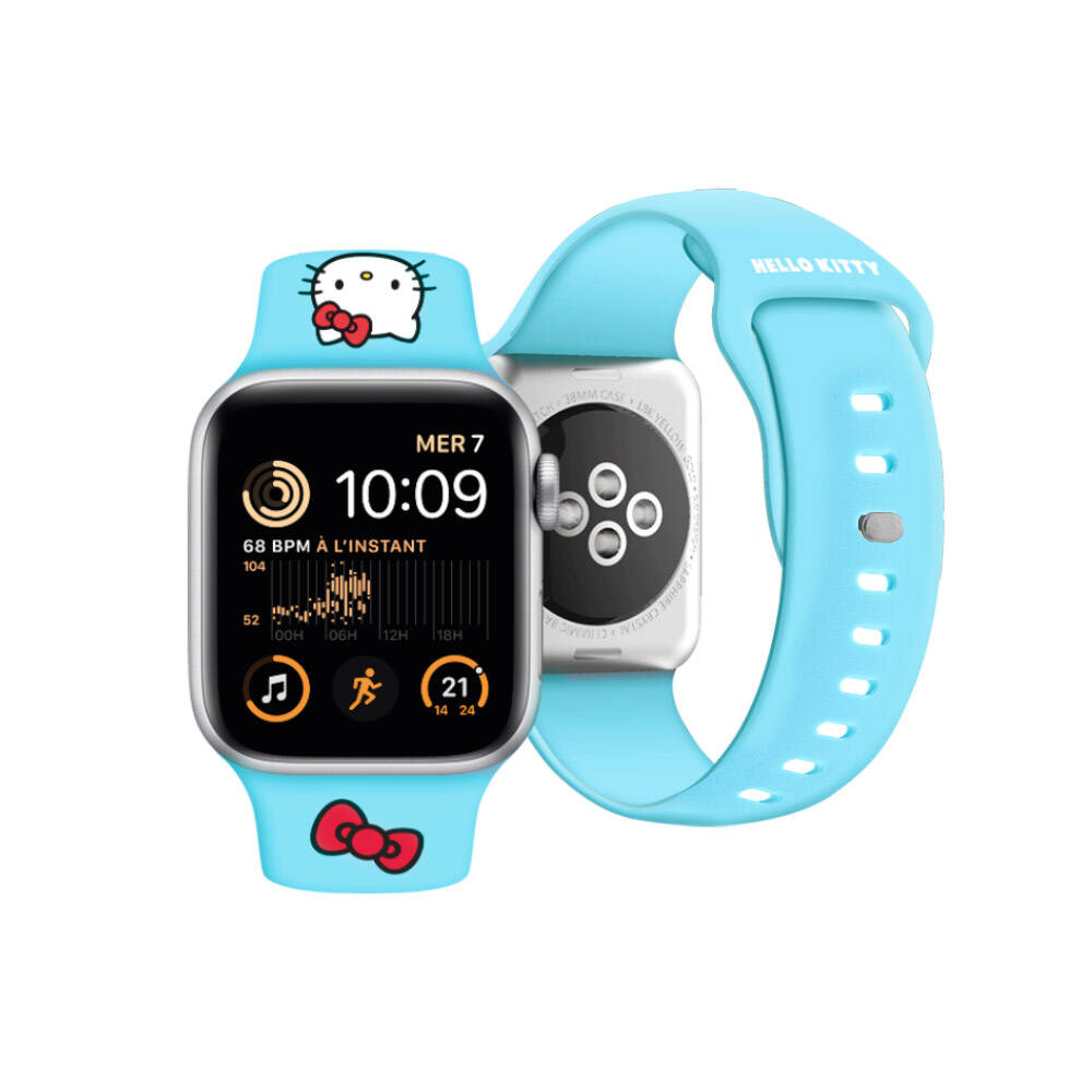 Apple%20Watch%2038mm%20Hello%20Kitty%20Orjinal%20Lisanslı%20Yazı%20Logolu%20Fiyonk%20&%20Kitty%20Head%20Silikon%20Kordon-Pembe