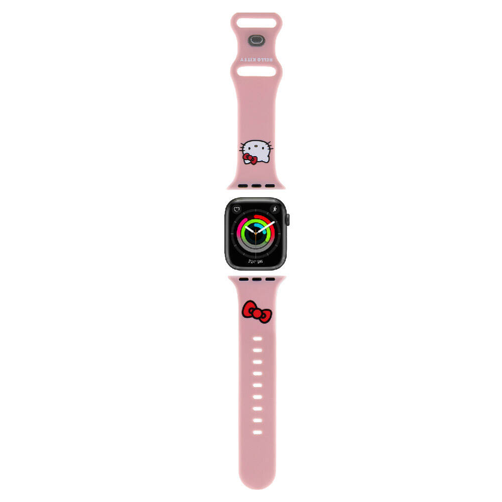 Apple%20Watch%2038mm%20Hello%20Kitty%20Orjinal%20Lisanslı%20Yazı%20Logolu%20Fiyonk%20&%20Kitty%20Head%20Silikon%20Kordon-Pembe