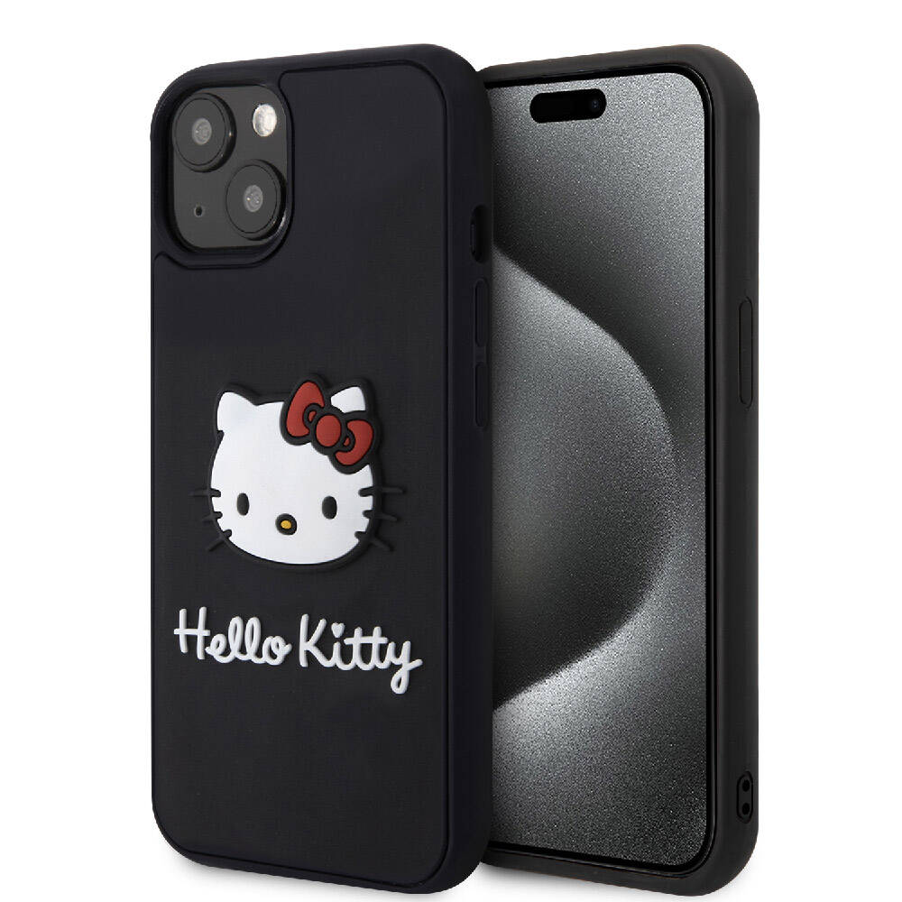 Apple%20iPhone%2015%20Kılıf%20Hello%20Kitty%20Orjinal%20Lisanslı%20Yazı%20ve%20İkonik%20Logolu%203D%20Rubber%20Kitty%20Head%20Kapak