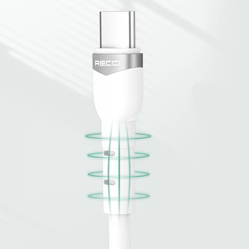 Recci%20RTC-P35CL%20Hızlı%20Şarj%20Özellikli%20100cm%20Type-C%20to%20Lightning%20Kablo