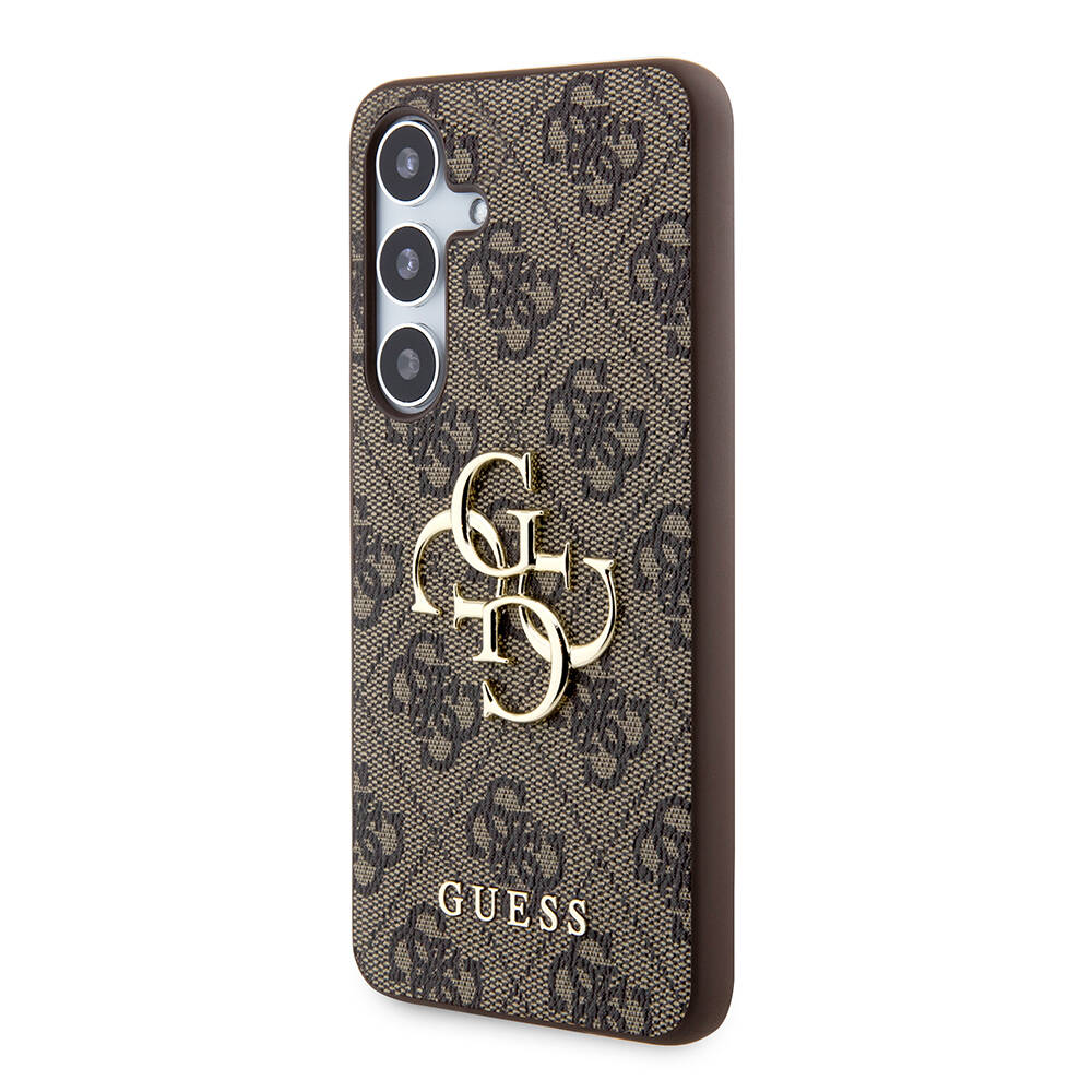 Galaxy%20S24%20Plus%20Kılıf%20Guess%20Orjinal%20Lisanslı%20PU%20Deri%20Yazı%20ve%204G%20Metal%20Logolu%20Desenli%20Kapak