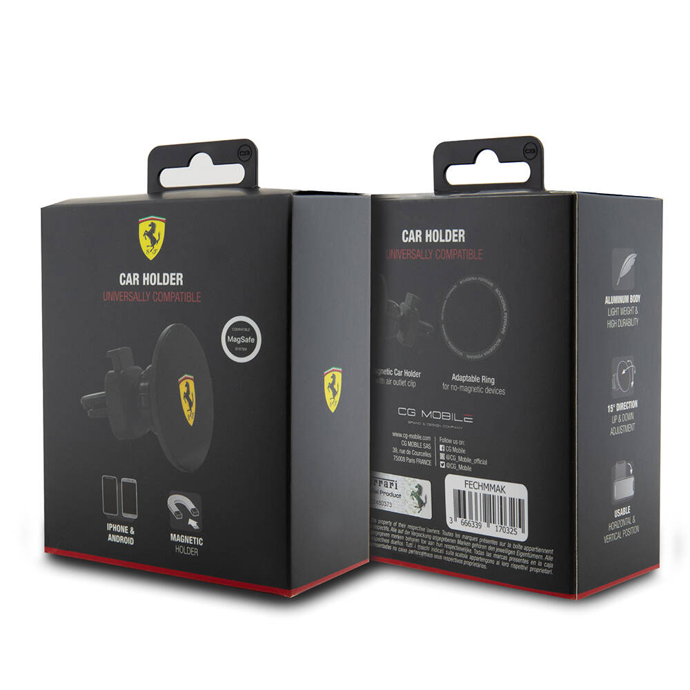 Ferrari%20Orjinal%20Lisanslı%20Havalandırma%20Tasarım%20Magnetik%20Shield%20Araç%20Telefon%20Tutucu