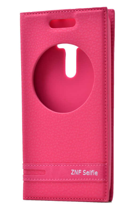 Asus%20Zenfone%20Selfie%20ZD551KL%20Kılıf%20Zore%20Elite%20Kapaklı%20Kılıf-Pembe