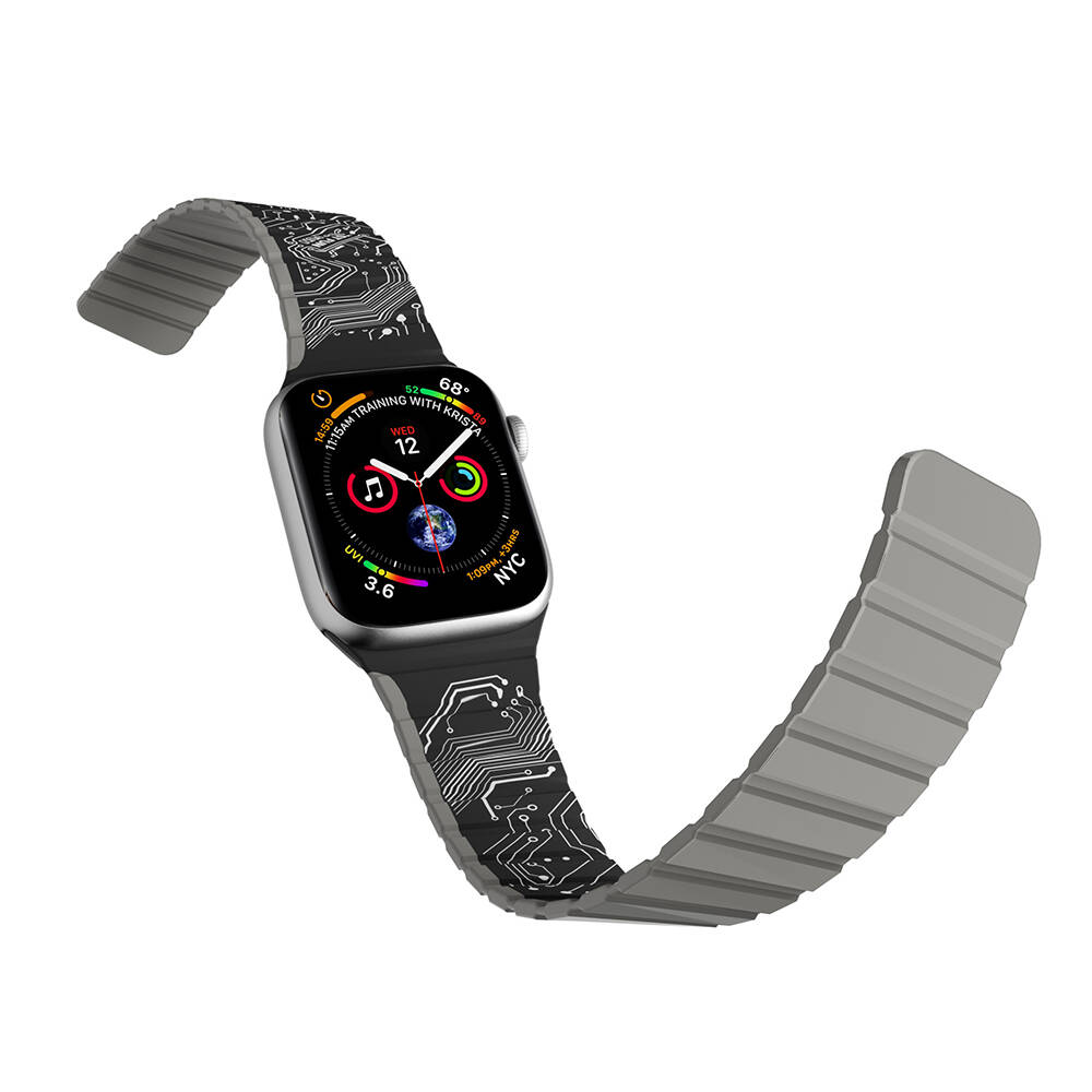 Apple%20Watch%2038mm%20Kordon%20Youngkit%20Technological%20Magnetik%20Tak%20Çıkar%20Silikon%20Strap%20Kayış