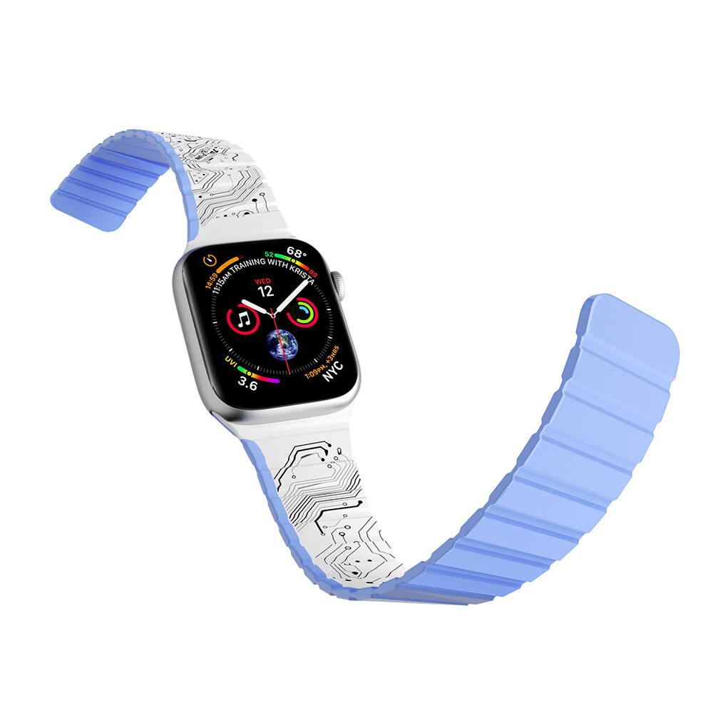 Apple%20Watch%2038mm%20Kordon%20Youngkit%20Technological%20Magnetik%20Tak%20Çıkar%20Silikon%20Strap%20Kayış