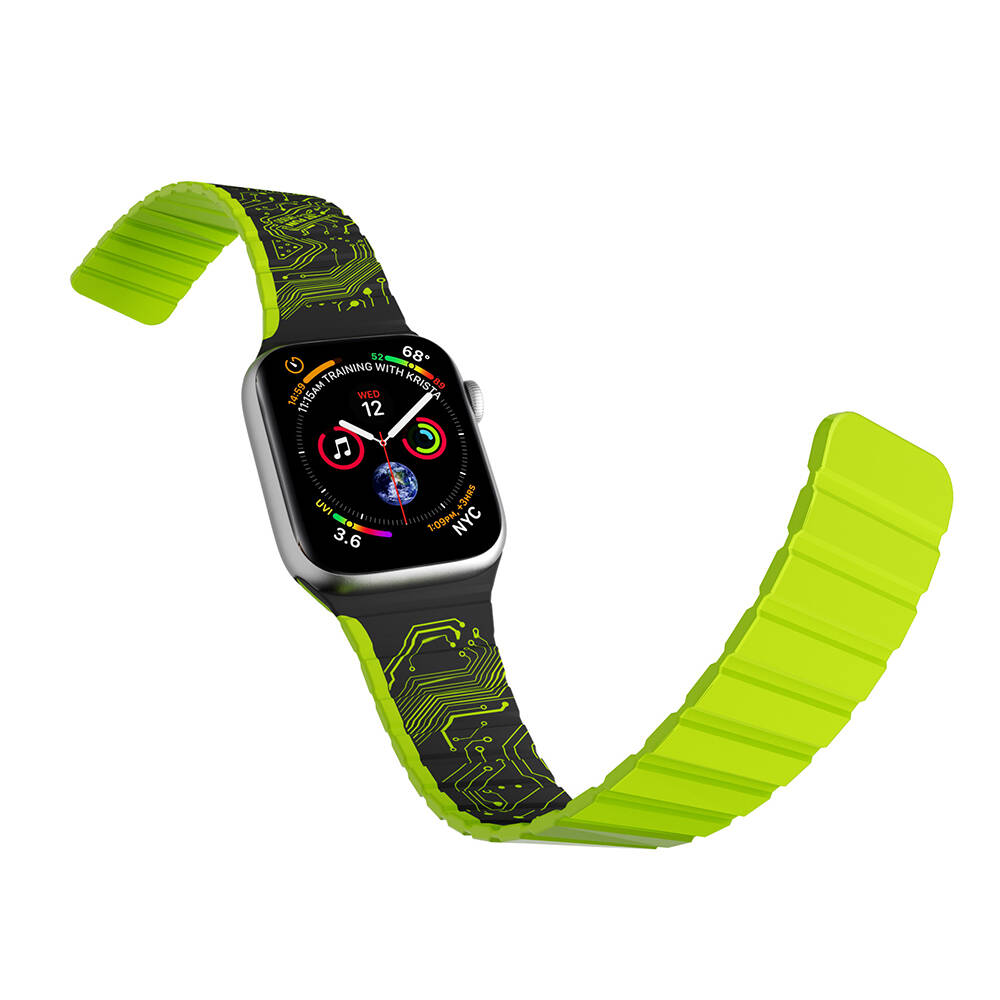 Apple%20Watch%2038mm%20Kordon%20Youngkit%20Technological%20Magnetik%20Tak%20Çıkar%20Silikon%20Strap%20Kayış