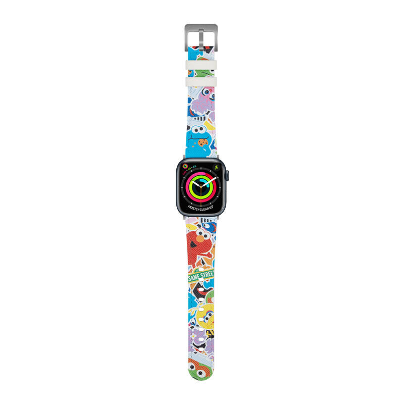 Apple%20Watch%2042mm%20Casebang%20Sesame%20Street%20Serisi%20Deri%20Saat%20Kordon