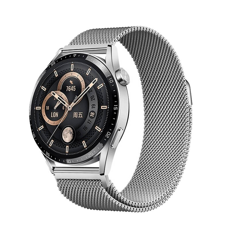 Galaxy%20Watch%2042mm%20Zore%20Band-12%2020mm%20Metal%20Hasır%20Kordon-Gümüş