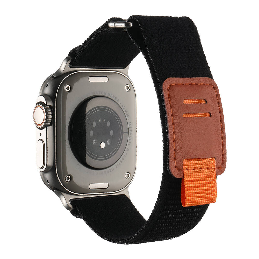 Apple%20Watch%20Ultra%2049mm%20Hasır%20Kordon%20Zore%20KRD-106%20Strap%20Kayış-Siyah