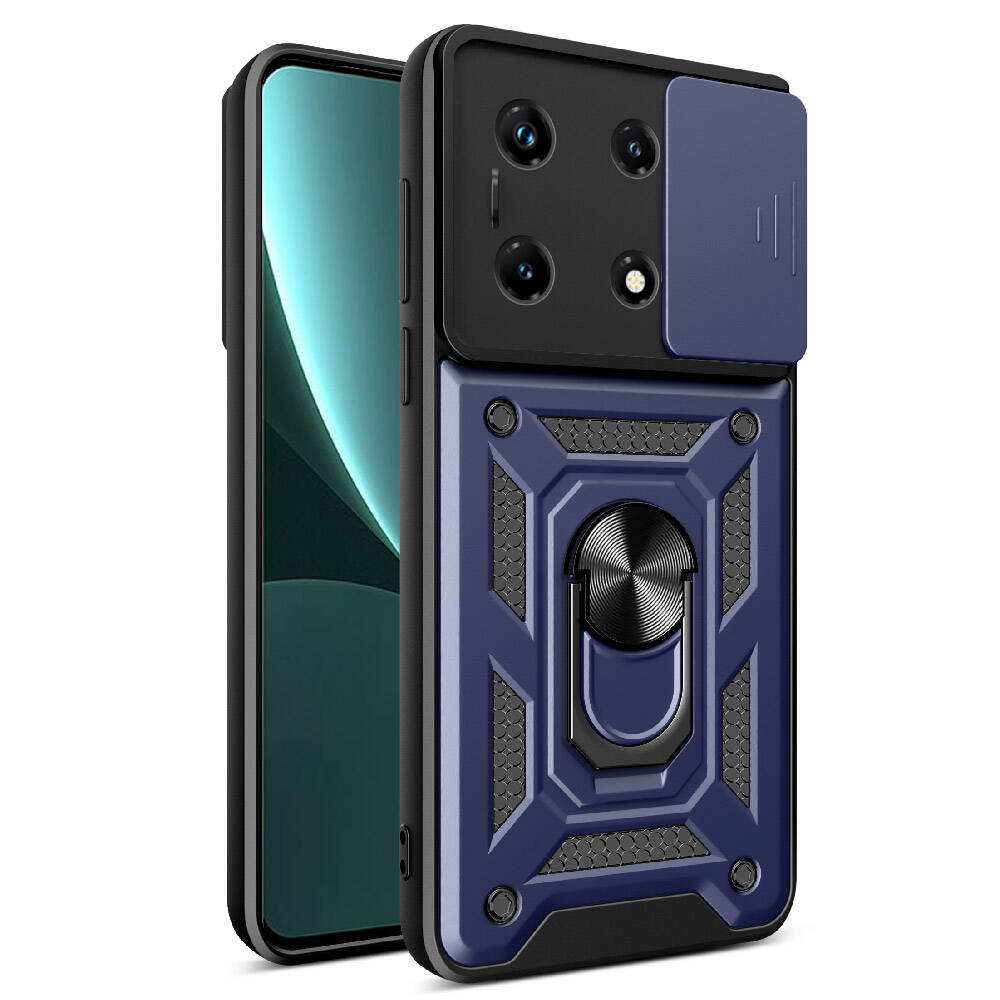 İnfinix%20Note%2030%20Pro%20Kılıf%20Magnetik%20Standlı%20Kamera%20Korumalı%20Zore%20Sürgülü%20Vega%20Kapak-Mavi