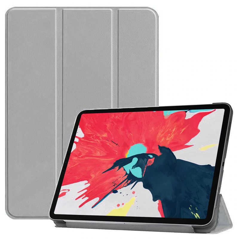 Apple%20iPad%20Air%2011%202024%20Zore%20Smart%20Cover%20Standlı%201-1%20Kılıf-Gri