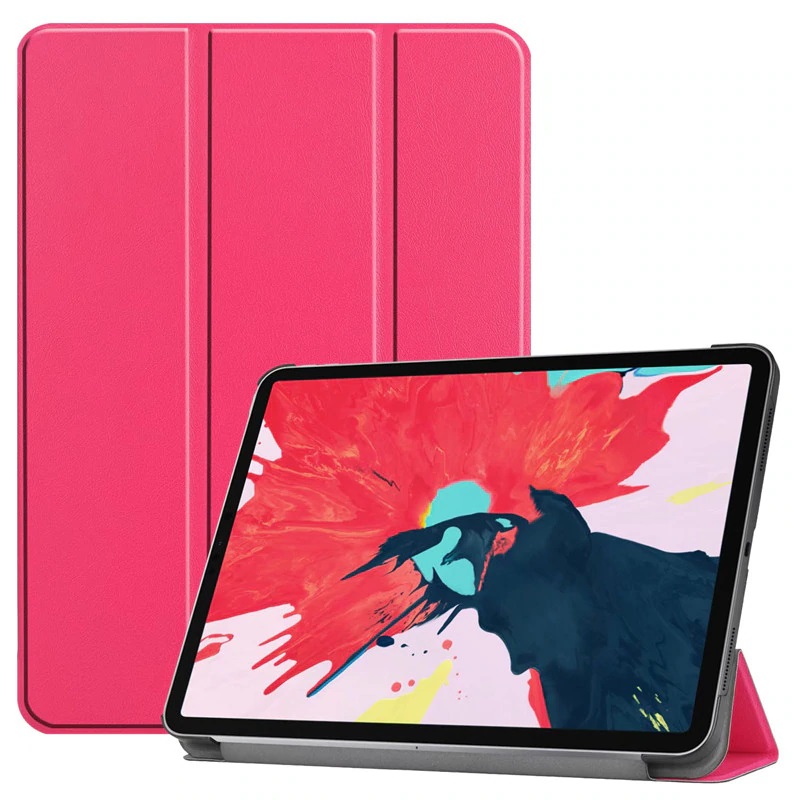 Apple%20iPad%20Air%2011%202024%20Zore%20Smart%20Cover%20Standlı%201-1%20Kılıf-Pembe