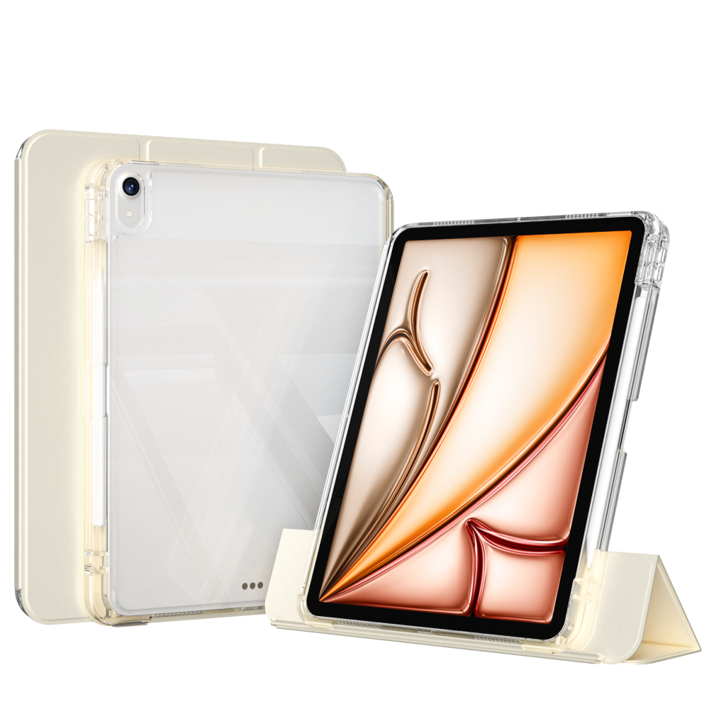 ​Apple%20iPad%20Air%2011%202024%20Kılıf%20Magnetik%20Ayrılabilen%20Airbagli%20Zore%20Sliding%20Tablet%20Kılıfı-Gold