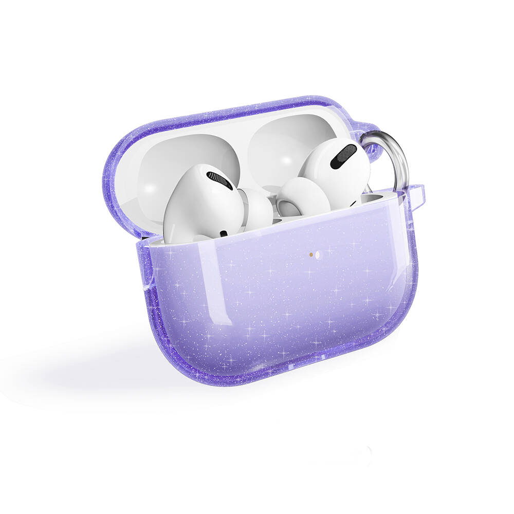 Apple%20Airpods%20Pro%202%20Zore%20Allstar%20Airbag%2032%20Parlayan%20Simli%20Saydam%20Renkli%20Kılıf-Mor