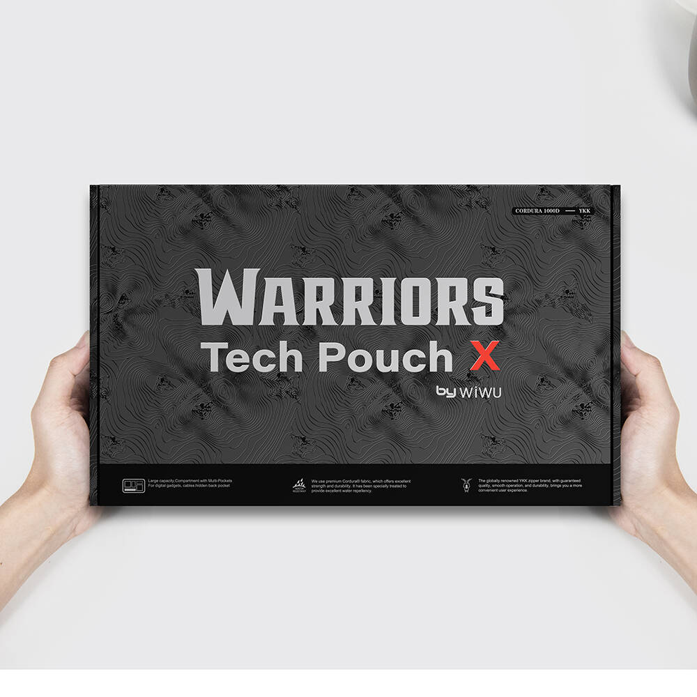 Wiwu%20Warriors%20Tech%20Pouch%20X%20Dupont%20Cordura%201000D%20Naylon%20Kumaş%20Macbook%20Aksesuar%20Çantası