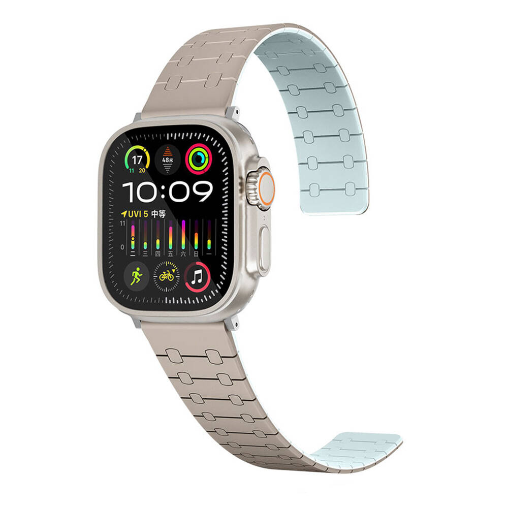 Apple%20Watch%2038mm%20Zore%20KRD-111%20Çizgili%20Desenli%20Silikon%20Kordon-Haki