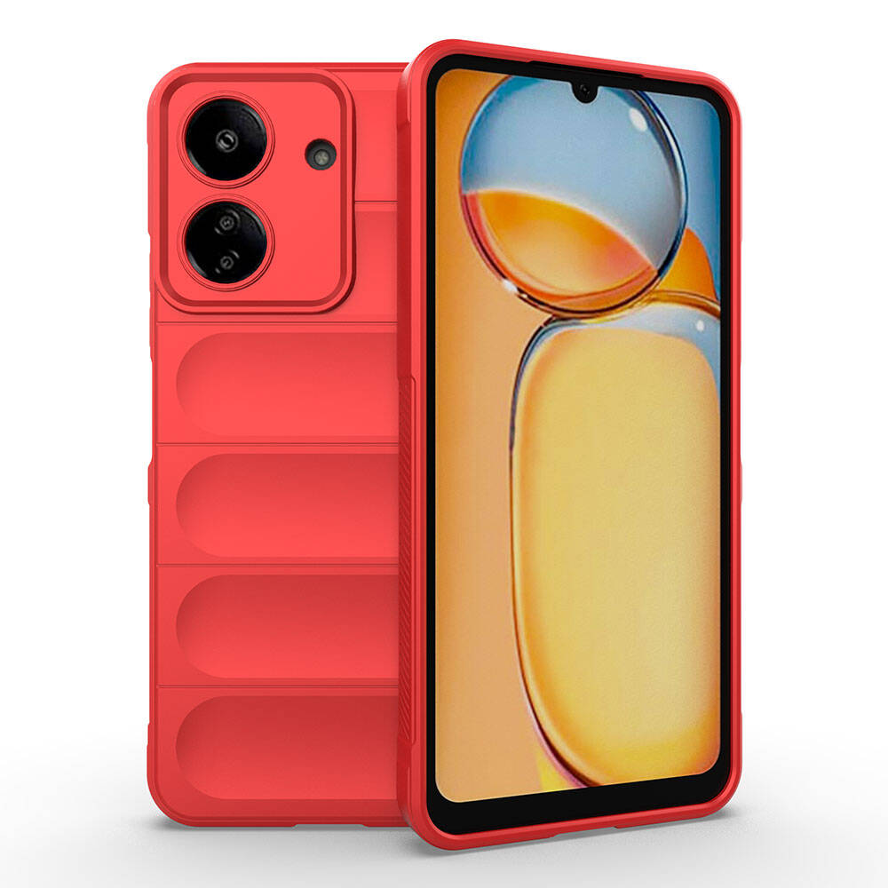 Xiaomi%20Redmi%2013C%20Kılıf%20Esnek%20TPU%20Oyuklu%20Arka%20Yüzey%20Tasarımlı%20Zore%20Etnik%20Silikon%20Kapak-Kırmızı