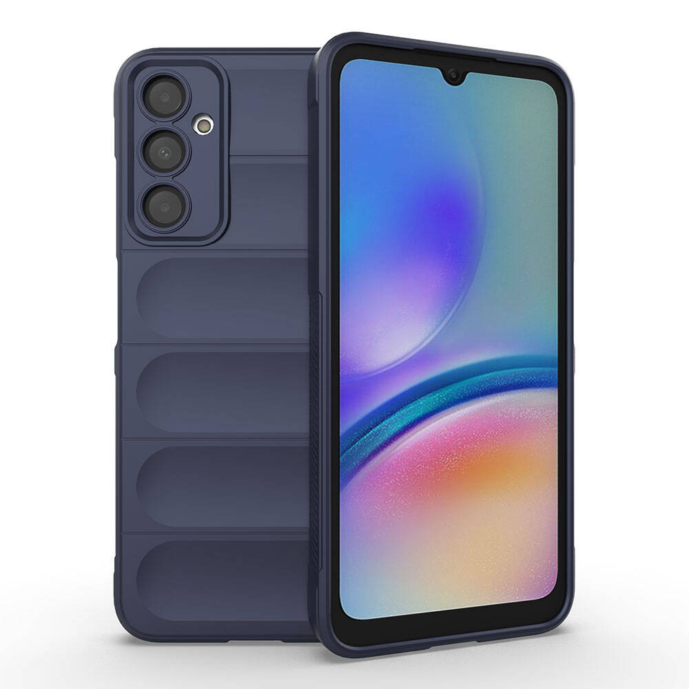 Galaxy%20A05S%20Kılıf%20Esnek%20TPU%20Oyuklu%20Arka%20Yüzey%20Tasarımlı%20Zore%20Etnik%20Silikon%20Kapak-Lacivert