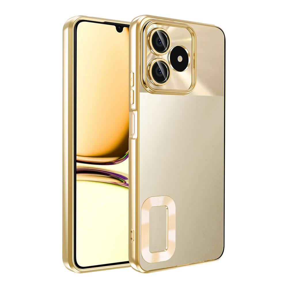 Realme%20C53%20Kılıf%20Kamera%20Korumalı%20Logo%20Gösteren%20Zore%20Omega%20Kapak-Gold