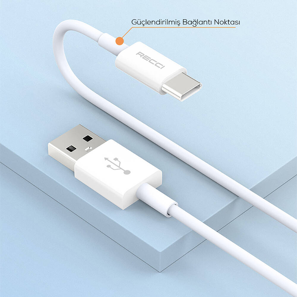 Recci%20RS06C%20USB-A%20to%20Type-C%203A%20Hızlı%20Şarj%20Özellikli%20Data%20ve%20Şarj%20Kablosu%201M