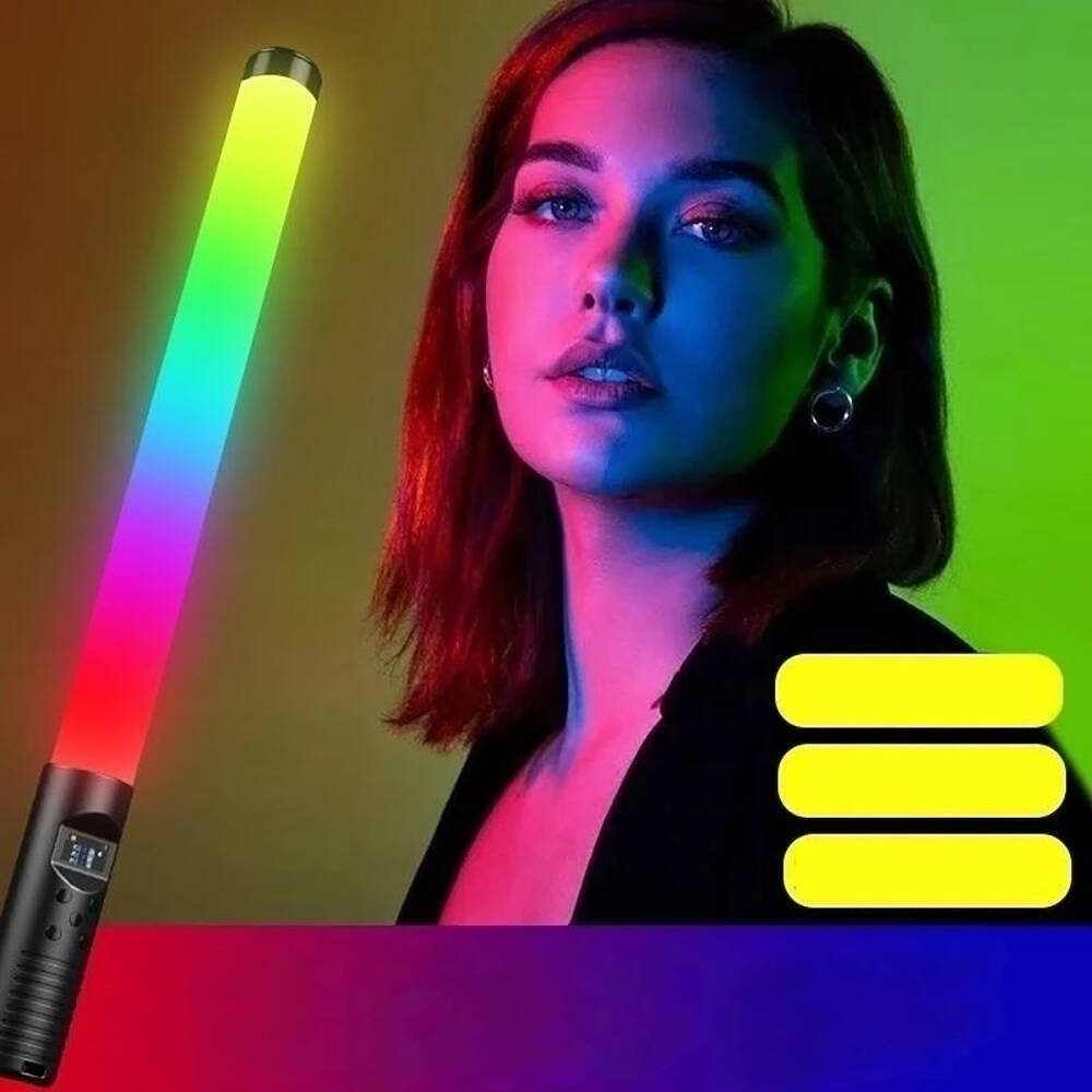 Zore%20H2%20OLED%20Ekran%20Göstergeli%20RGB%20Led%20Işıklı%20Aydınlatma%20Çubuğu