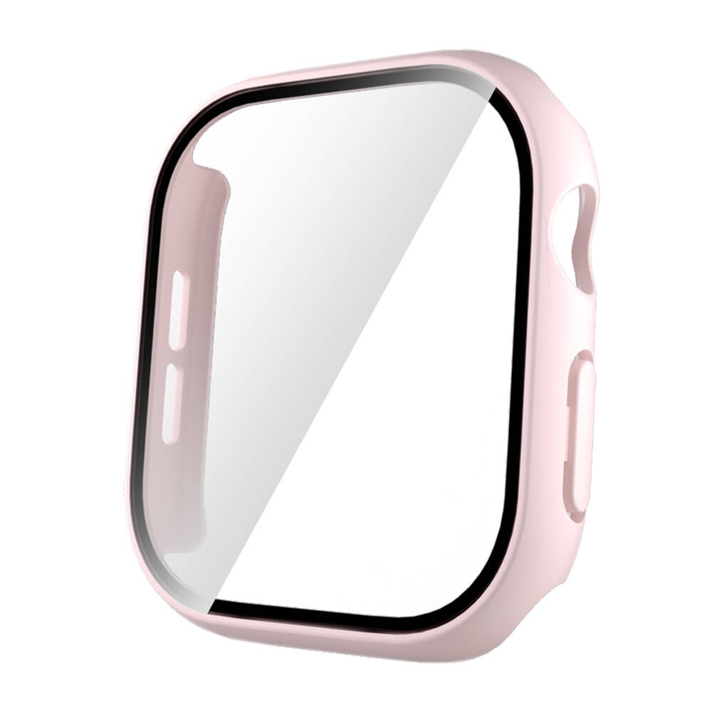 Apple%20Watch%2010%2042mm%20Sert%20PC%20Kasa%20ve%20Ekran%20Koruyucu%20Zore%20Watch%20Gard%2035-Pembe