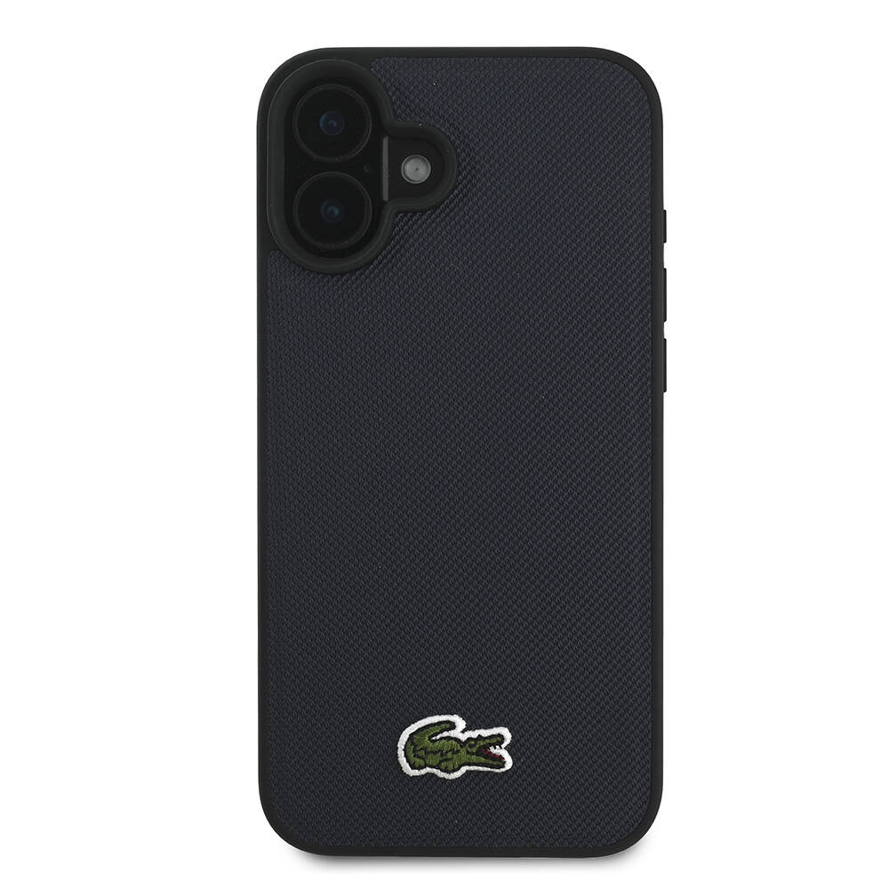 Apple%20iPhone%2016%20Plus%20Kılıf%20Lacoste%20Orjinal%20Lisanslı%20PU%20Pike%20Desenli%20Arka%20Yüzey%20İkonik%20Timsah%20Dokuma%20Logolu%20Kapak