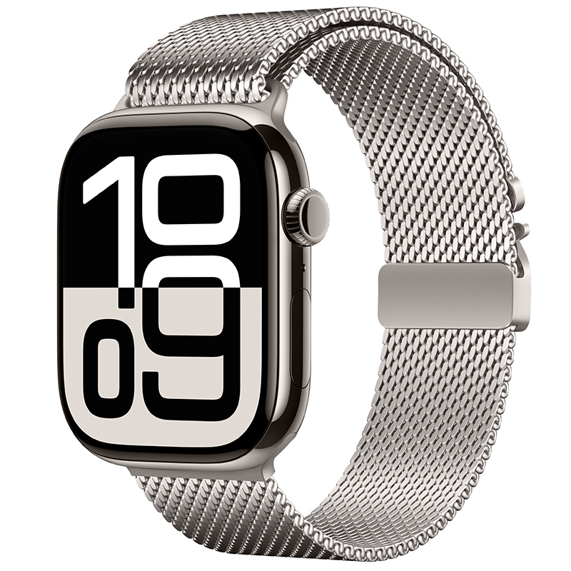 Apple%20Watch%2042mm%20Zore%20KRD-121%20Metal%20Hasır%20Kordon-Starlight