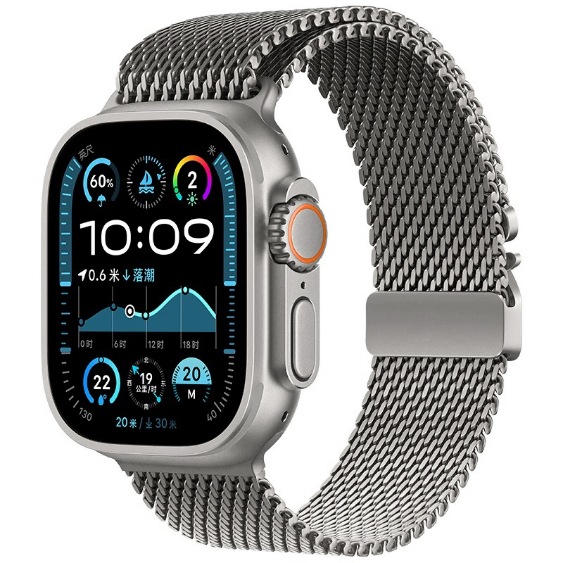 Apple%20Watch%20Ultra%2049mm%20Zore%20KRD-121%20Metal%20Hasır%20Kordon