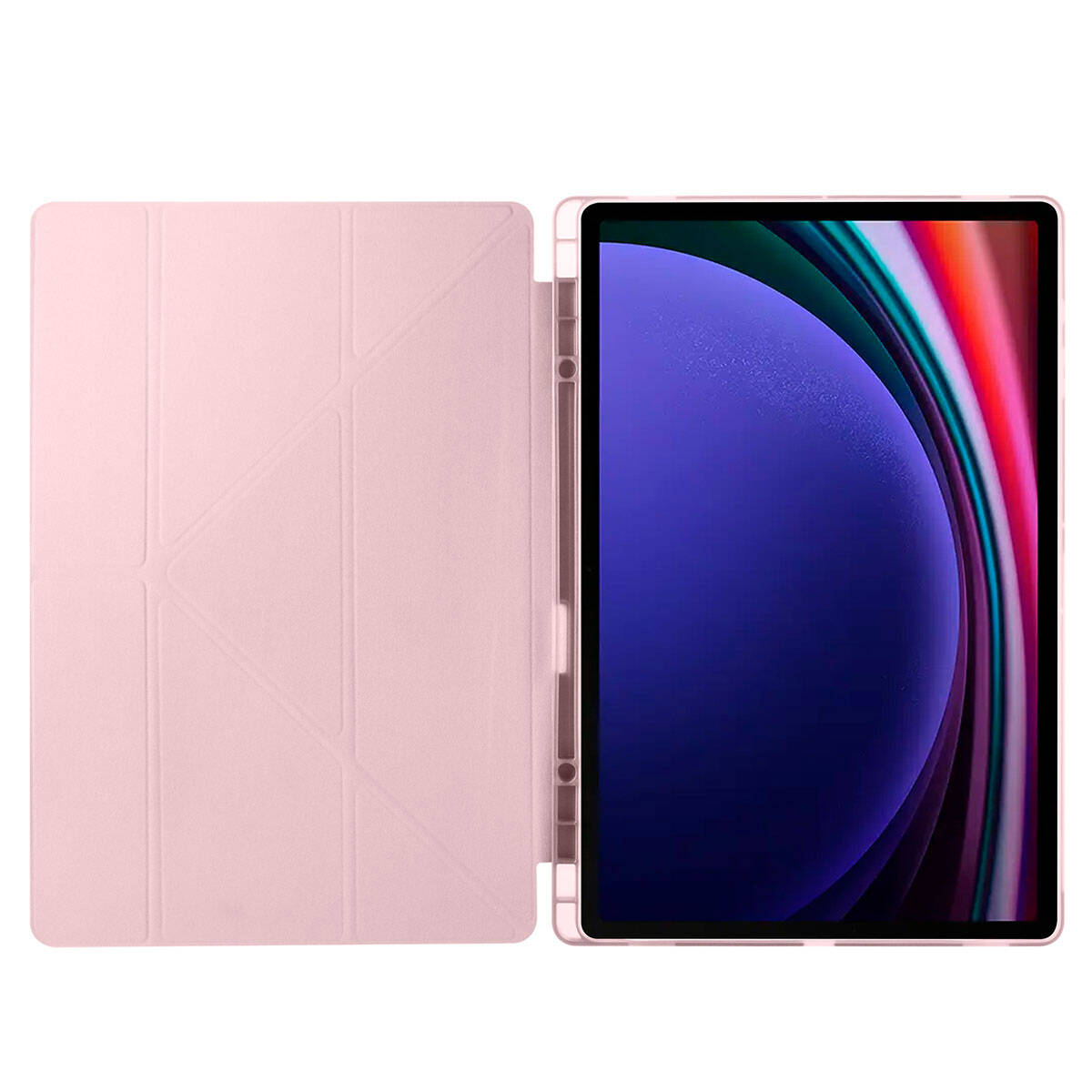 Galaxy%20Tab%20S10%20Ultra%20Kılıf%20Zore%20Tri%20Folding%20Kalem%20Bölmeli%20Standlı%20Kılıf