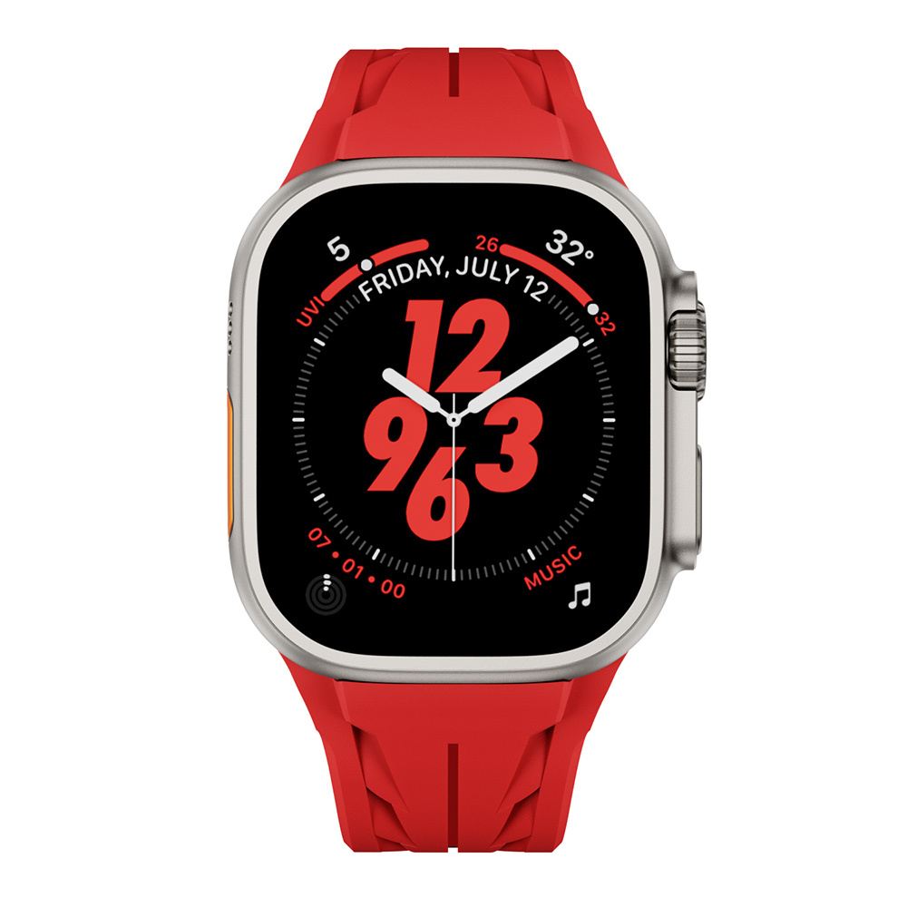 Apple%20Watch%20Ultra%2049mm%20KRD-127%20Metal%20Tokalı%20Silikon%20Kordon