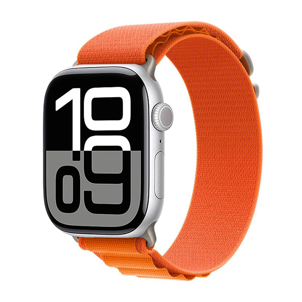 Apple%20Watch%2010%2042mm%20Zore%20KRD-74%20Hasır%20Kordon-Turuncu