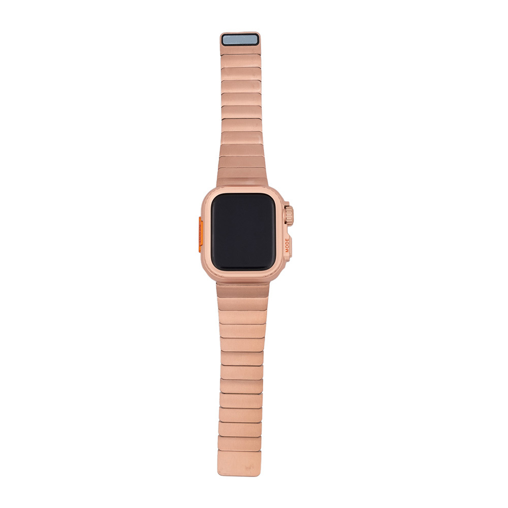 Apple%20Watch%2044mm%20Zore%20KRD-126%20Sert%20Kasa%20Koruyuculu%20Metal%20Kordon