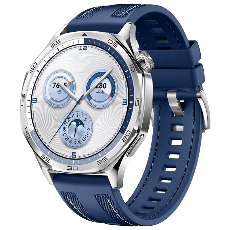 Huawei%20Watch%20GT%205%20Zore%20KRD-128%20Silikon%20Kordon-Mavi