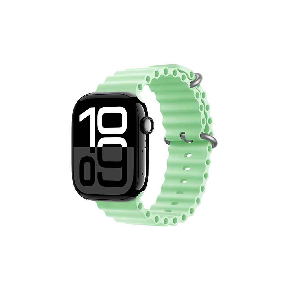 Apple%20Watch%2010%2042mm%20Zore%20KRD-75%20Silikon%20Kordon-Açık%20yeşil