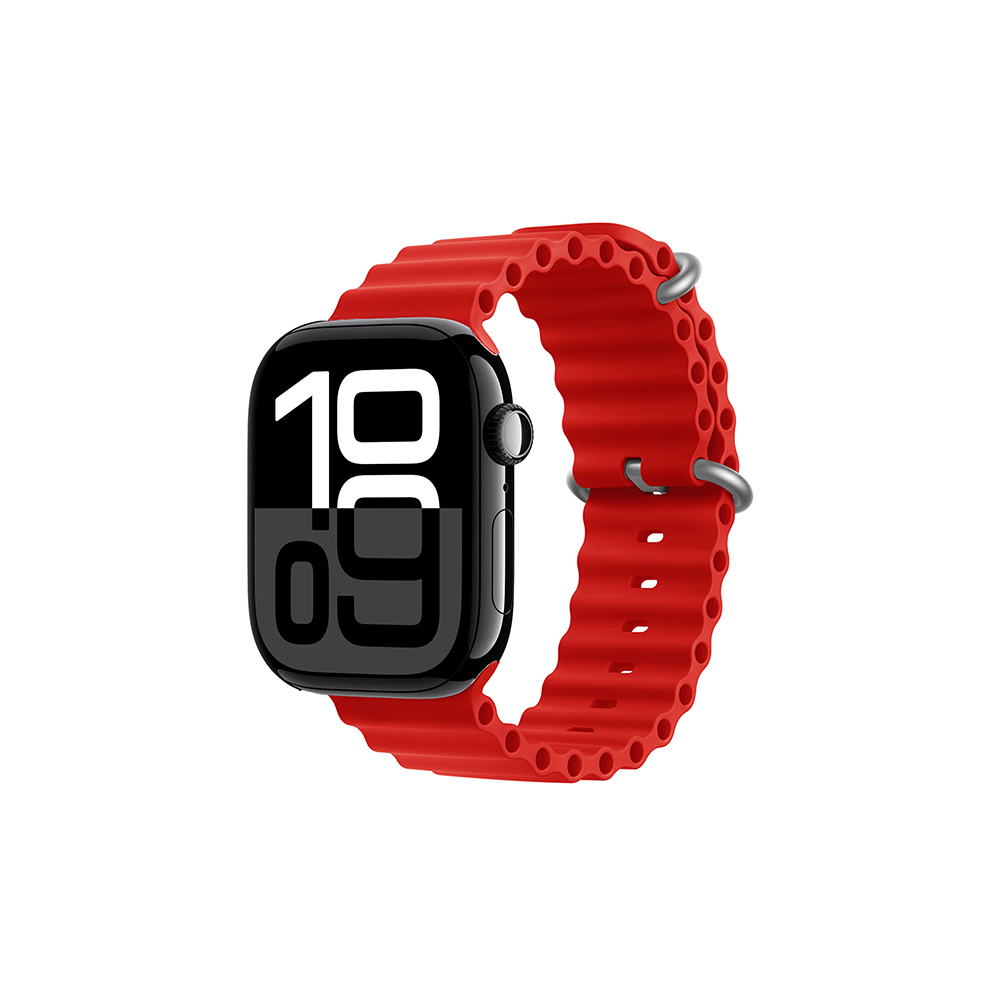 Apple%20Watch%2010%2042mm%20Zore%20KRD-75%20Silikon%20Kordon-Kırmızı