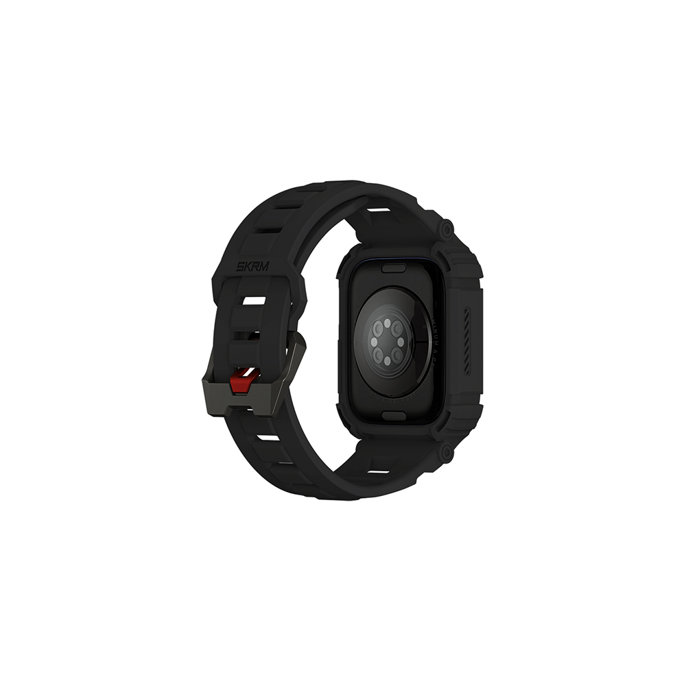 Apple%20Watch%2044%20mm%20Skinarma%20Mecha%202in1%20TPU%20Kasa%20Koruyucu%20+%20Silikon%20Kordon