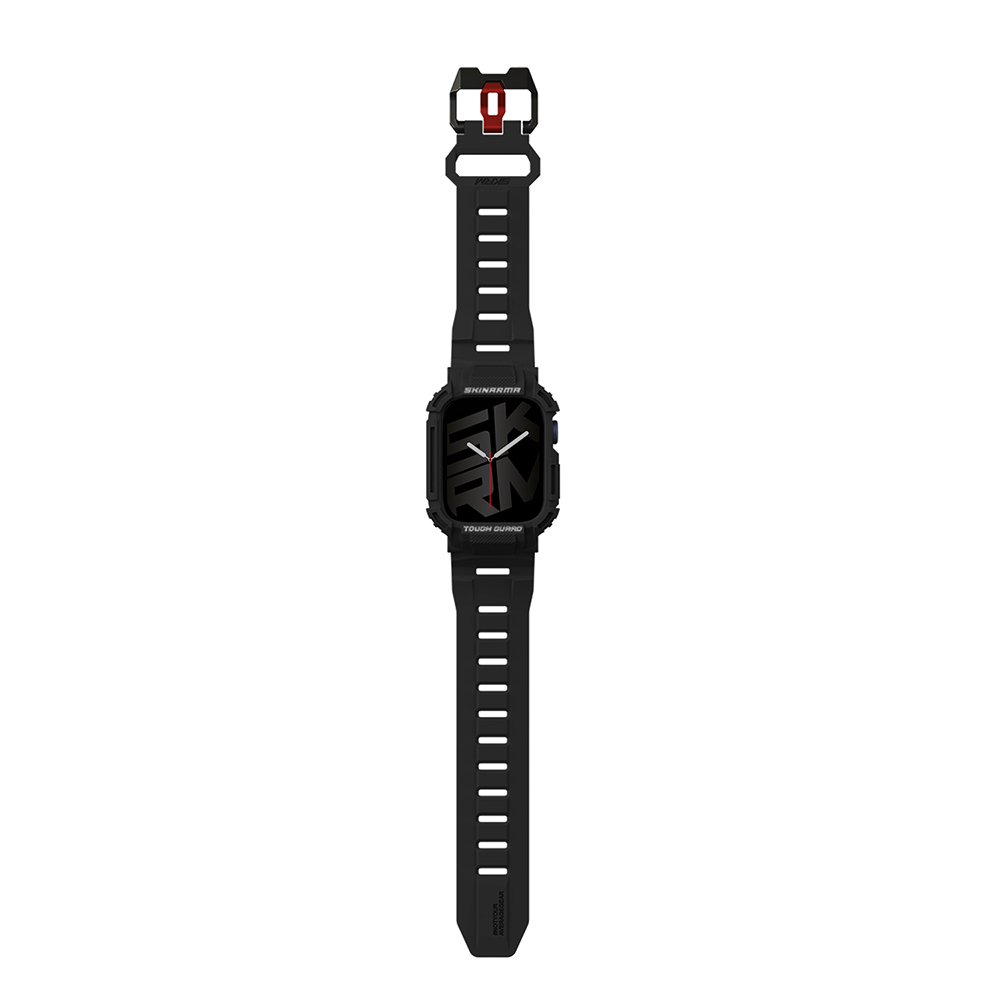 Apple%20Watch%2044%20mm%20Skinarma%20Mecha%202in1%20TPU%20Kasa%20Koruyucu%20+%20Silikon%20Kordon