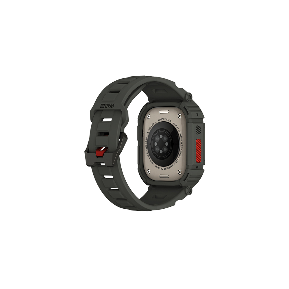 Apple%20Watch%20Ultra%2049mm%20Skinarma%20Mecha%202in1%20TPU%20Kasa%20Koruyucu%20+%20Silikon%20Kordon